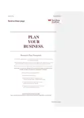 Business Plan Davidson Institute Template