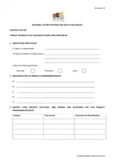 Charity Business Plan Template