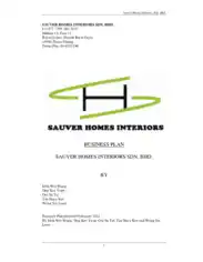 Free Download PDF Books, Home Interior Design Business Plan Sample Template