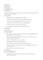 Marketing Research Director Resume Example Template