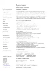Admin Assistant Functional Resume Template
