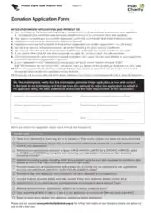 Donation Commission Application Form Template
