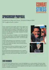 Sample Charity Event Sponsorship Proposal Template