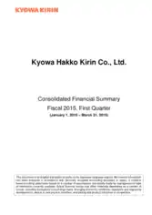 Consolidated Financial Summary Template
