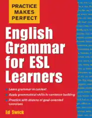 English Grammar For ESL Learners Free PDF Book