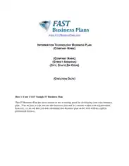 Free Download PDF Books, Business Proposal for IT Company Template