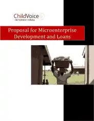 Sample Proposal for Microenterprise Development and Loans Template