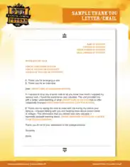 College Admission Interview Thank You Letter Template
