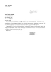 Thank You Letter For Job Interview Rejection Template