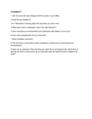 Flexibility Interview Questions Template
