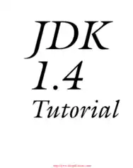 JDK 1.4 Tutorial – PDF Books