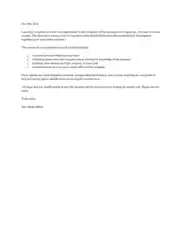 Termination Letter Example Template