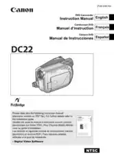 CANON Camcorder DC22 NIM1 Instruction Manual