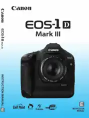 CANON Camera EOS 1D MARKIII HG Instruction Manual