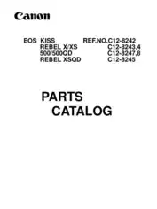 CANON Camera EOS 500 QD Parts Catalog