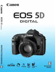 Free Download PDF Books, CANON Camera EOS 5D Instruction Manual