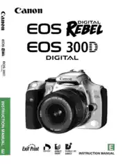 CANON Camera EOS DR300D Digital Instruction Manual