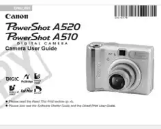 CANON Camera PowerShot A520 A510 User Guide