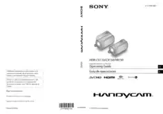 Free Download PDF Books, SONY Digital HD Video Camera Recorder HDR-CX110 Operation Manual