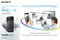 SONY Mobile HD Snap Camera MHS-TS22 Instruction Manual