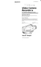 Free Download PDF Books, SONY Video Camera Recorder CCD-TR514 TR99 TR614 TR714 TR814 Operation Manual