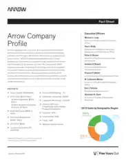 Arrow Company Profile Template