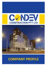 Free Download PDF Books, Building Construction Company Profile Template