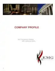 Free Download PDF Books, Law Firm Sample Company Profile Template
