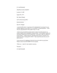 Job Letter of Intent Template