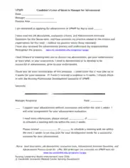 Free Download PDF Books, Nursing Job Letter of Intent Free Template