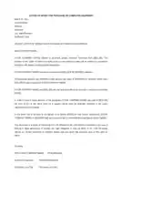 Letter of Intent for Purchase of Computer Equipment Template