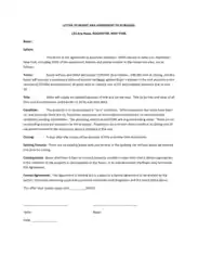 Letter of Intent to Purchase Equipment Template