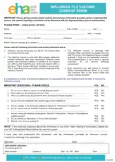Free Download PDF Books, Influenza Flu Vaccine Consent Form Template