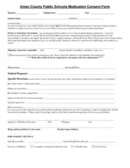 Free Download PDF Books, Public Schools Medication Consent Form Template