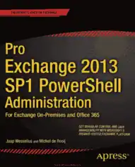 Free Download PDF Books, Pro Exchange 2013 SP1 PowerShell Administration – Free PDF Books