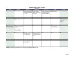 General Ledger Monthly Template