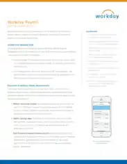 Datasheet Workday Payroll Template