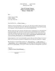 Catering Proposal Letter Format Template