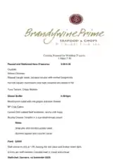 Wedding Catering Proposal Template