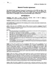 Material Transfer Agreement Template