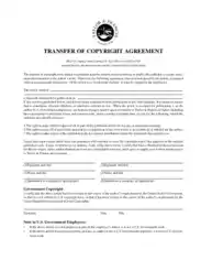 Transfer of Copyright Agreement Template
