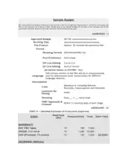 Budget Cost Quotation Template