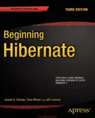 Beginning Hibernate 3rd Edition – Free Pdf Book