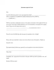 Free Download PDF Books, Quotation Approval Letter Template