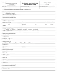 Standard Quotation Form Template