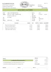 Tax Invoice Quotation Template