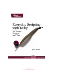 Everyday Scripting with Ruby – Free Pdf Book