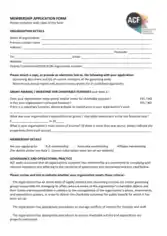 Free Download PDF Books, Printable Charity Membership Application Form Template