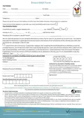 Free Download PDF Books, Simple Charity Direct Debit Form Template