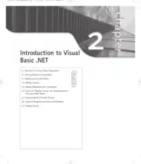 Introduction To Visual Basic .NET